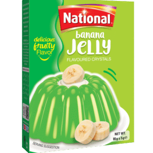 National Crystal Banana Jelly 80 g