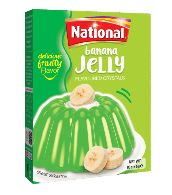 National Crystal Banana Jelly 80 g