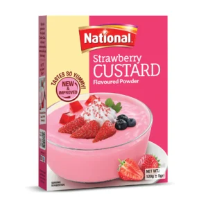 National Strawberry Custard Powder 120 g