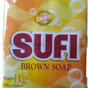 Sufi Brown Soap 1KG (Pack of 4)