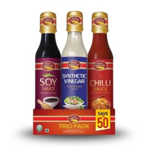 Bake Parlor Trio Pack Chilli Soy Vinegar Sauces 300×3=900
ml