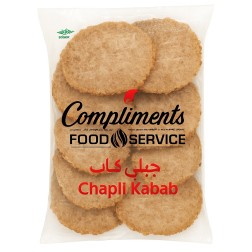Compliments Chicken Chapli Kabab 1kg 14pcs