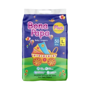 BONA PAPA PLUS BABY DIAPERS L-4 (50)PCS