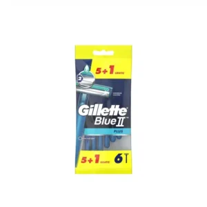 Gillette Blue-II Plus Razor5+1Pouch (Pack of Six)